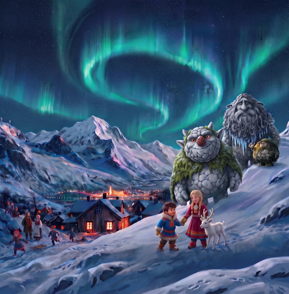 The magical northern lights over Frostvik